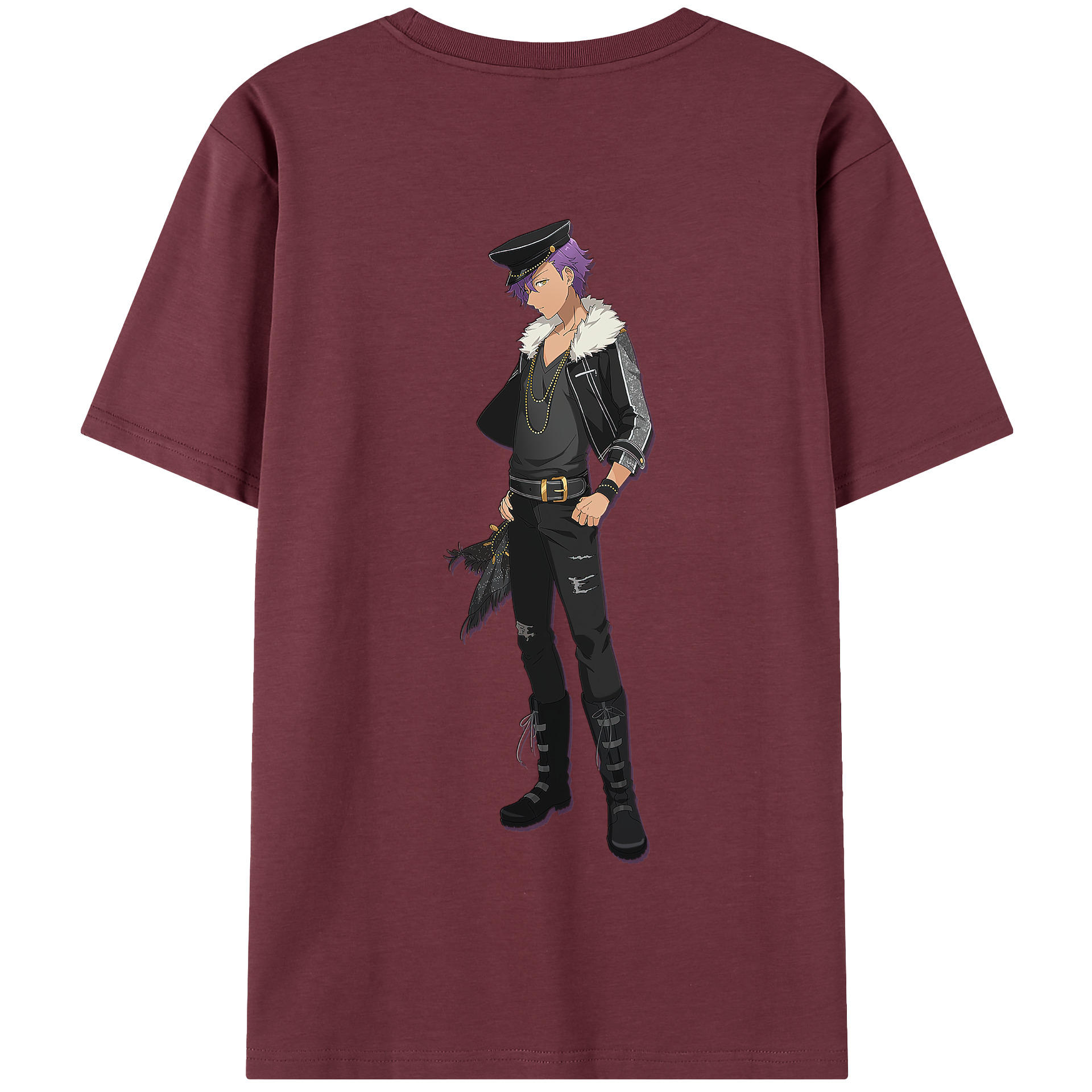 （画像用） あんさんぶるスターズ! Ensemble Stars 綿100％半袖Tシャツ（背面プリント）